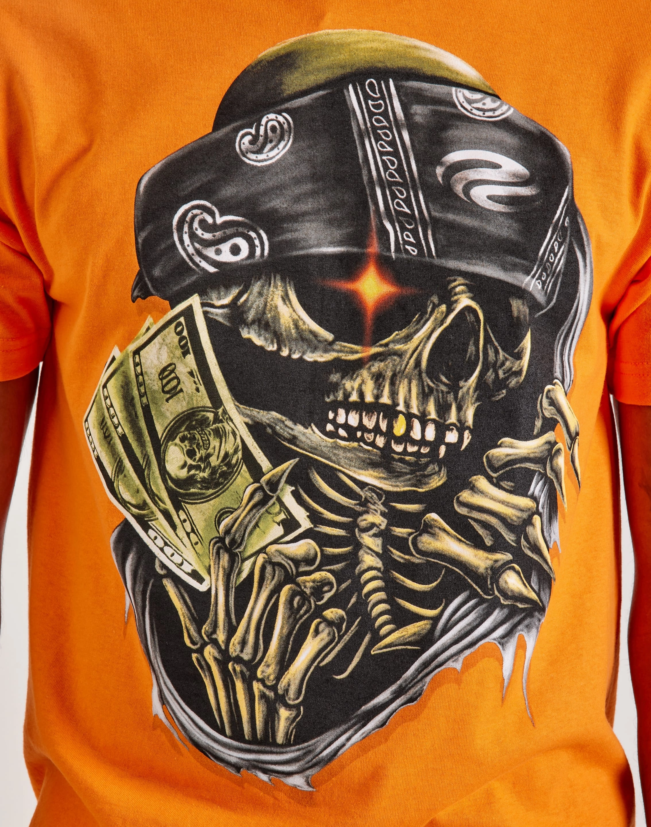 Pure Dopamine Skull Money Tee CompressiveFitFabric