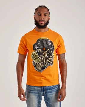 AntiSnag Threading Wrinklefree Pure Dopamine Skull Money Tee