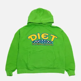 Reflective accents DIET INTL HOODIE - GREEN