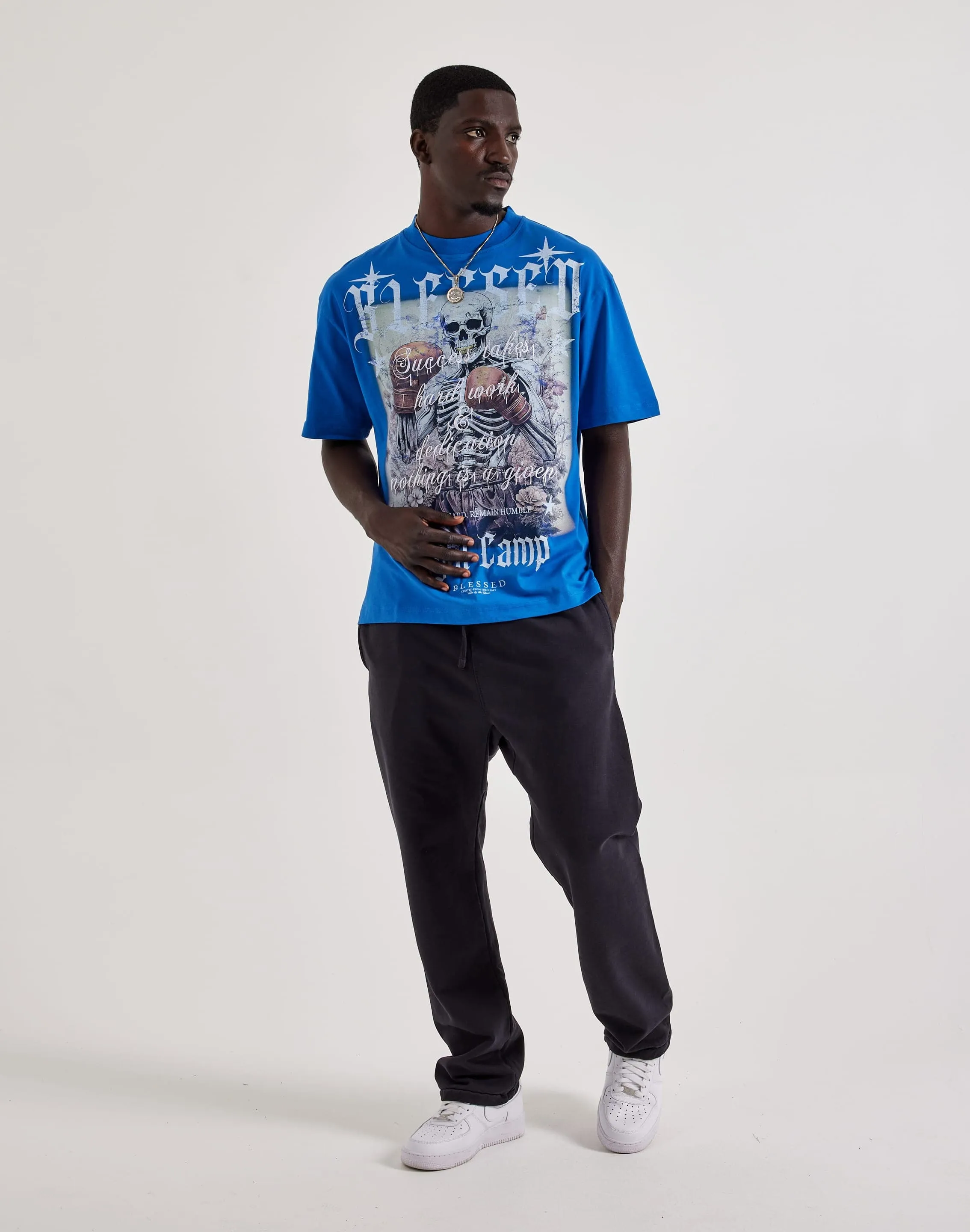 Campus Vibe QuickAccessPockets Blessed UK Fight Camp Tee