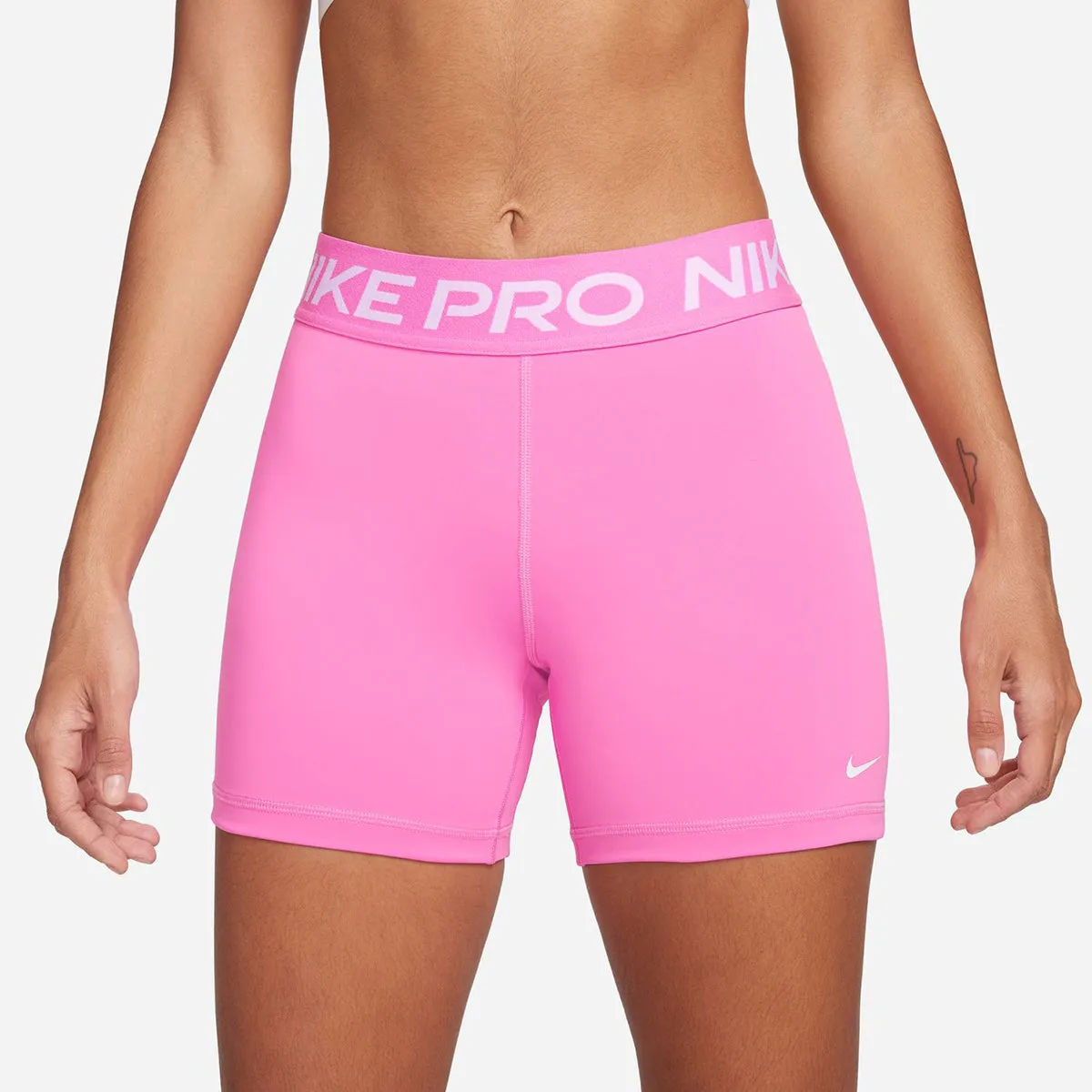 Glitter Fit LightweightKnit Nike Pro 5" Bike Short - Womens