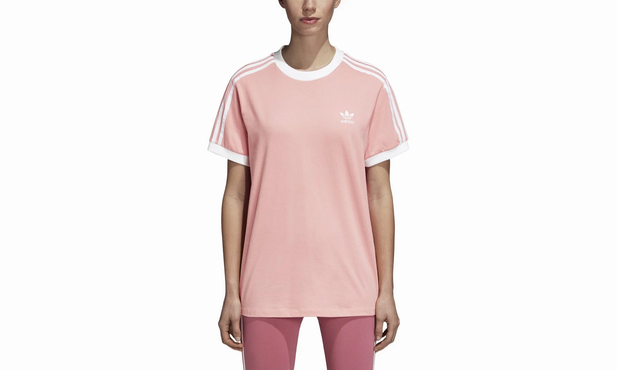 3 Stripes T-Shirt "Pink" Travel Vibe