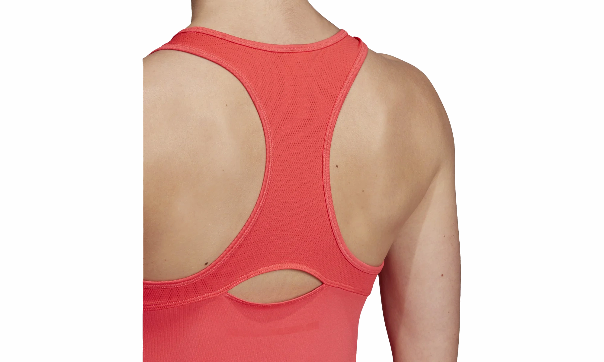 Climalite Cross Womens Tank Top "Shock Red / Shock Red" Saga Fit Royal Charm