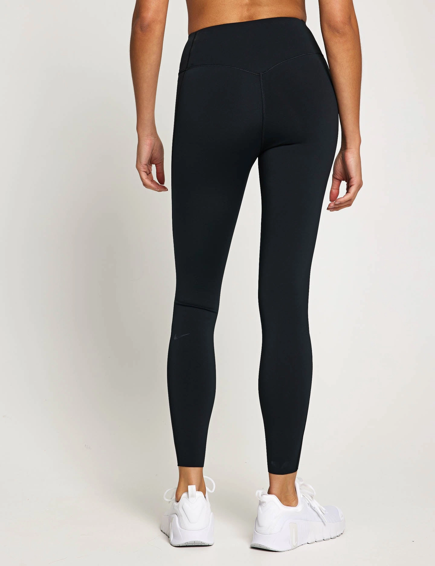 Universa High Waisted Leggings - Black/Anthracite/Dark Smoke Grey Body Shaping Dance Practice