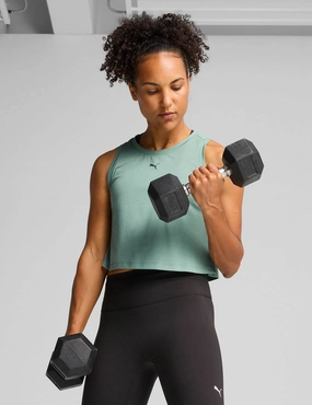 Cloudspun Sleeveless Tank - Green Moon Heather low intensity conflict Waste - reducing