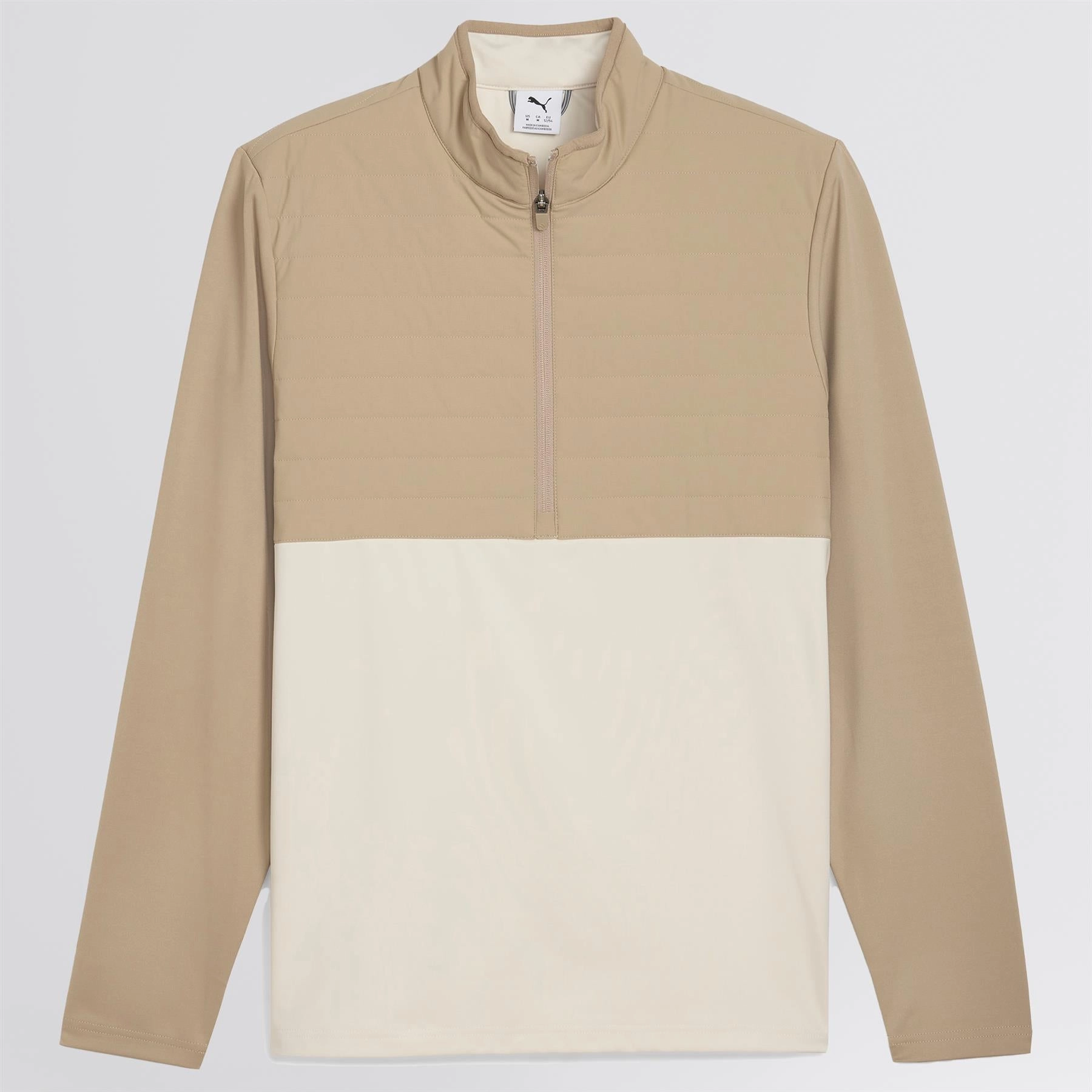 Glamour Introduce Cloudspun Tech Hybrid Half Zip Ice Coffee