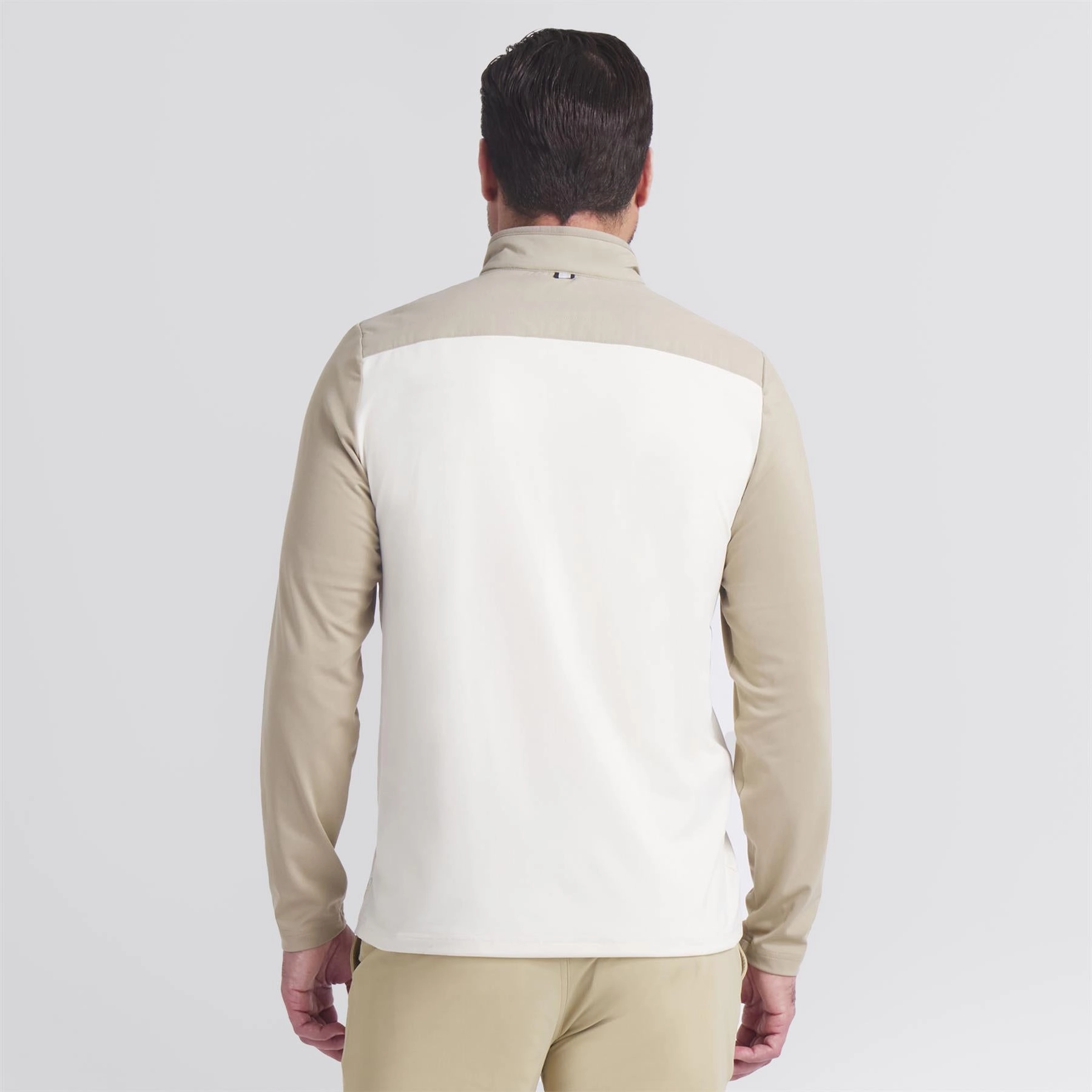 Cloudspun Tech Hybrid Half Zip Ice Coffee muted shades Outdoor Protection