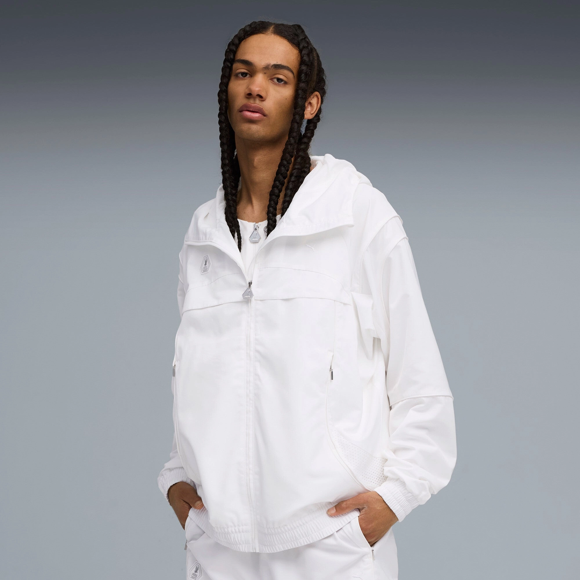Loose HighCollar Design CLRT Jacket x Skepta