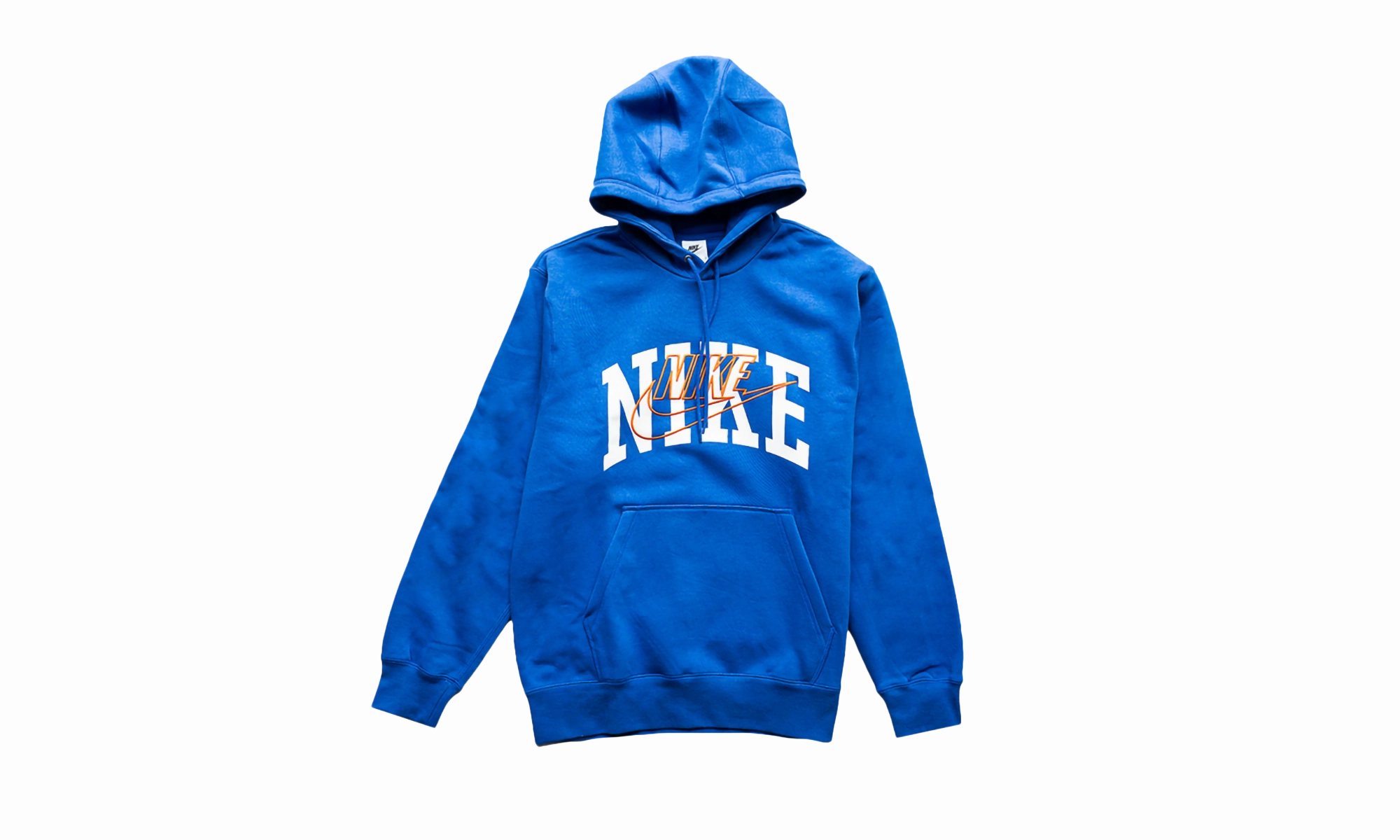 Club Fleece Men's Pullover Hoodie Mens Style "Game Royal/Safety Orange"
