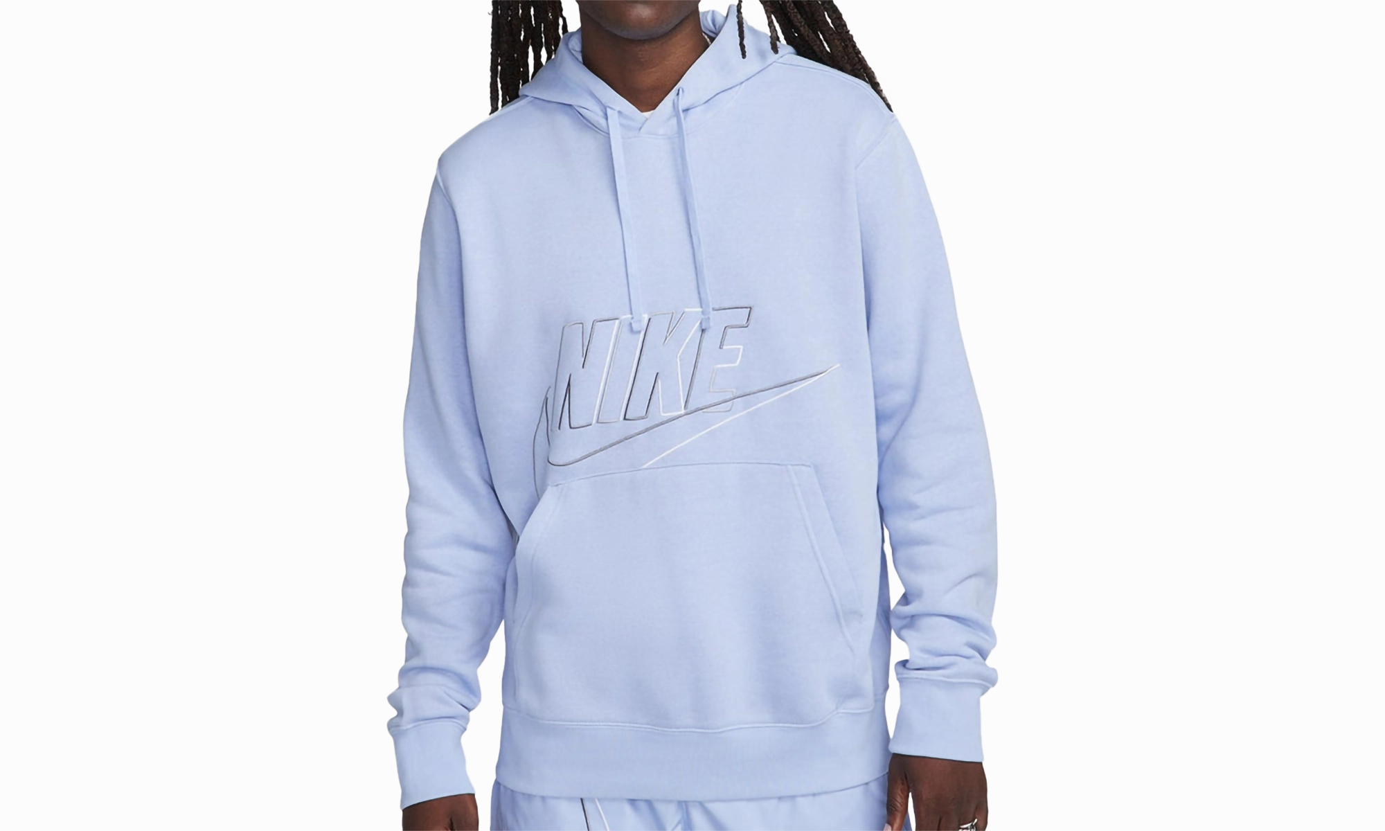 Club Fleece  Pullover Hoodie Mens Style "Cobalt Bliss"