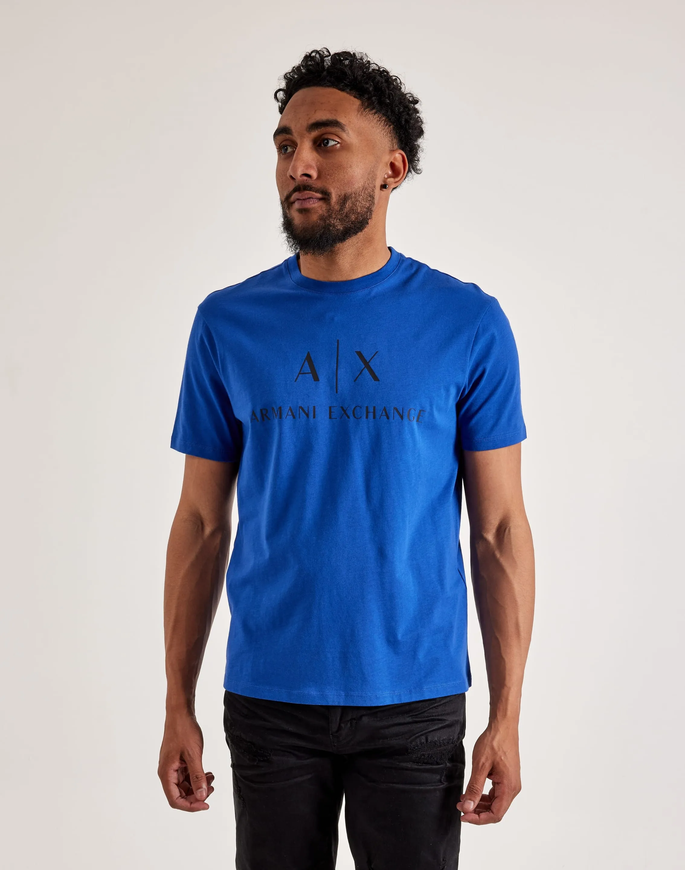 Peace Glow Armani Exchange Mini Icon Logo Tee