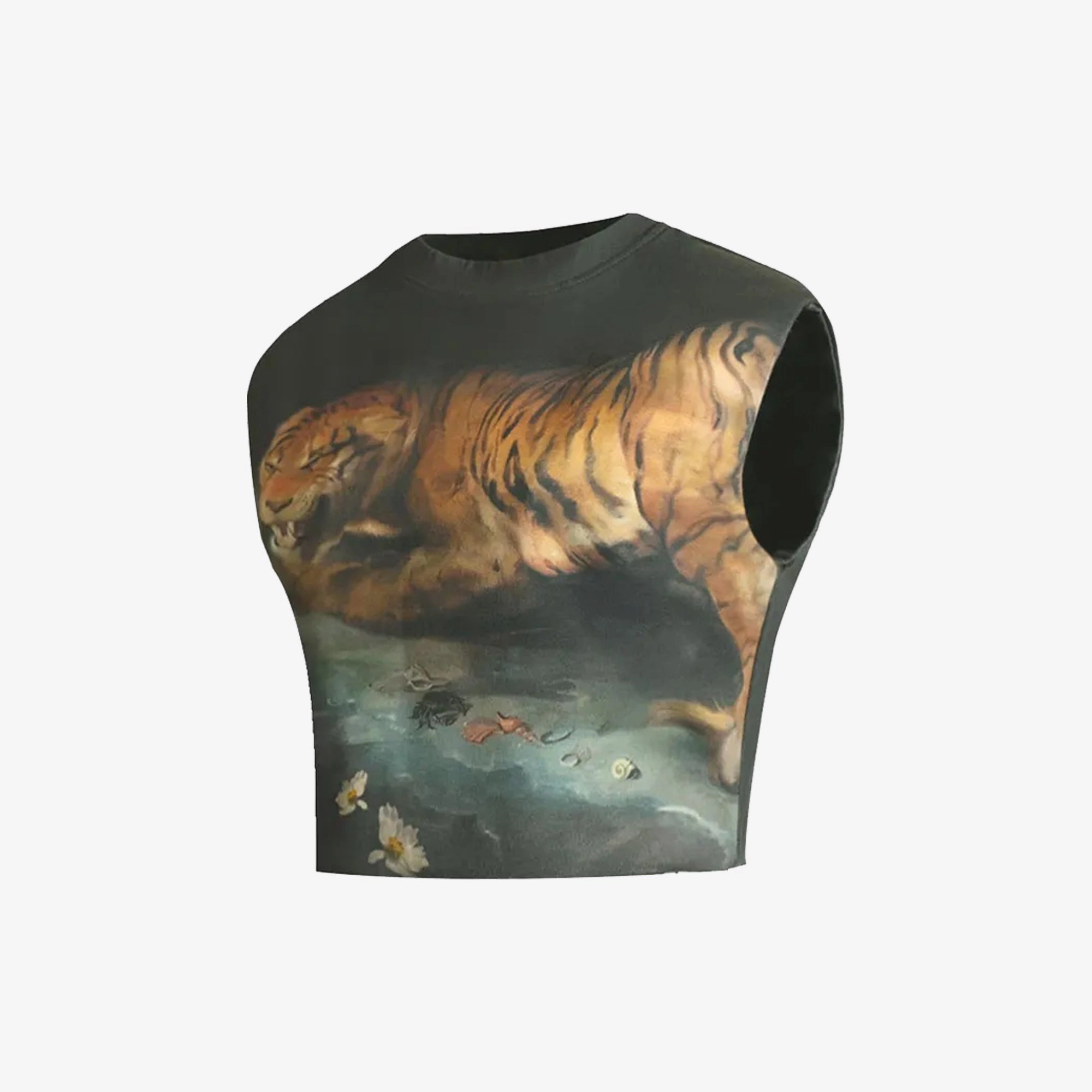 EcoFriendlyDyeProcess ALMOST GODS | THE FOUR CONTINENTS CROPPED TEE { MULTI