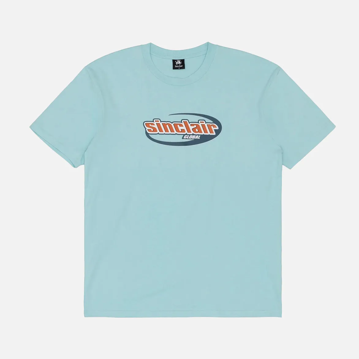 ITALIC LOGO TEE - LIGHT BLUE Stone Glow Love Core
