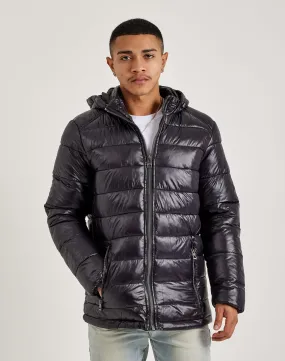 Ultraviolet Protection Members Only Puffer Coat
