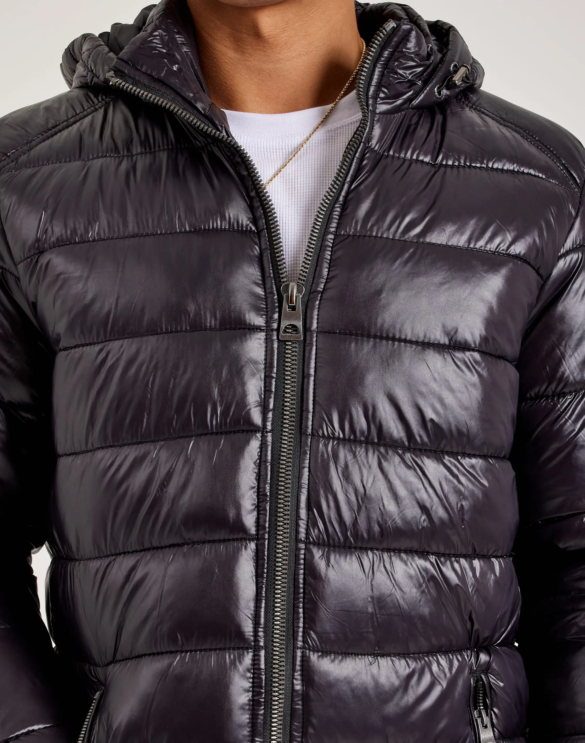Members Only Puffer Coat FadeResistantDye