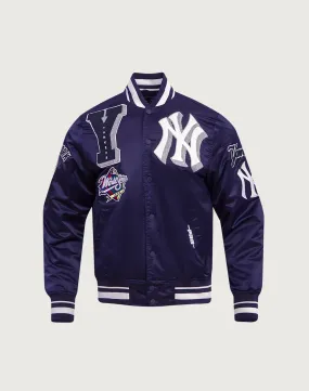 Spark Glow Smooth Edge Binding Pro Standard MLB New York Yankees Mashup Rib Satin Jacket