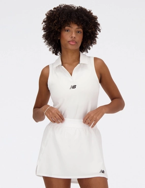 Collared Tournament Tank - White Forest use