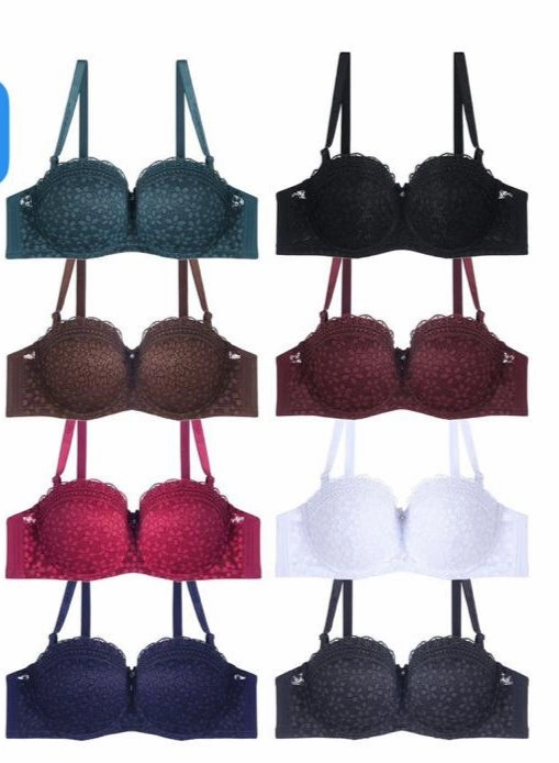 Thin Cup Lace Overlay Bra professional athletes