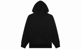 College Puffy Relaxed Fit Pullover Hoodie "Black"