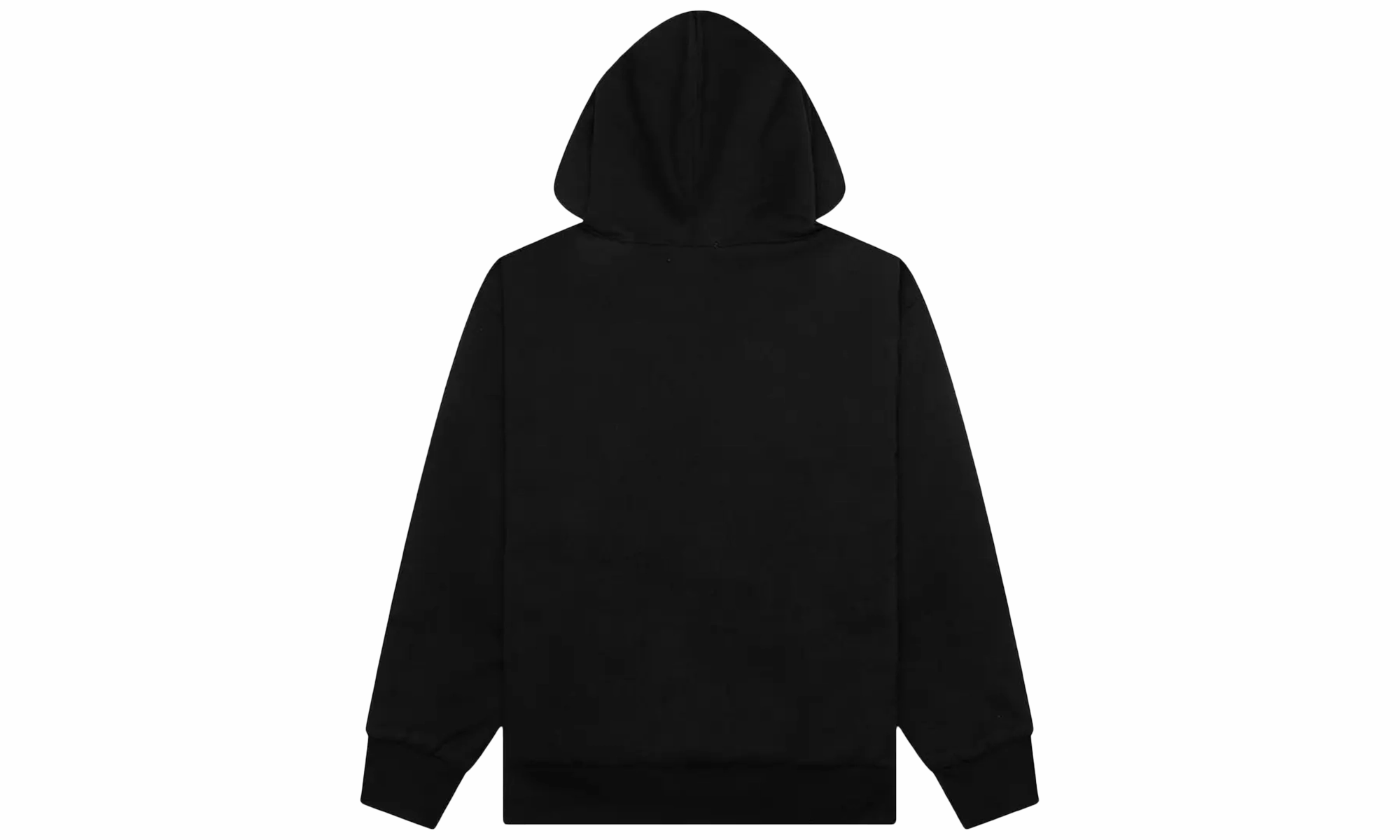 College Puffy Relaxed Fit Pullover Hoodie "Black"