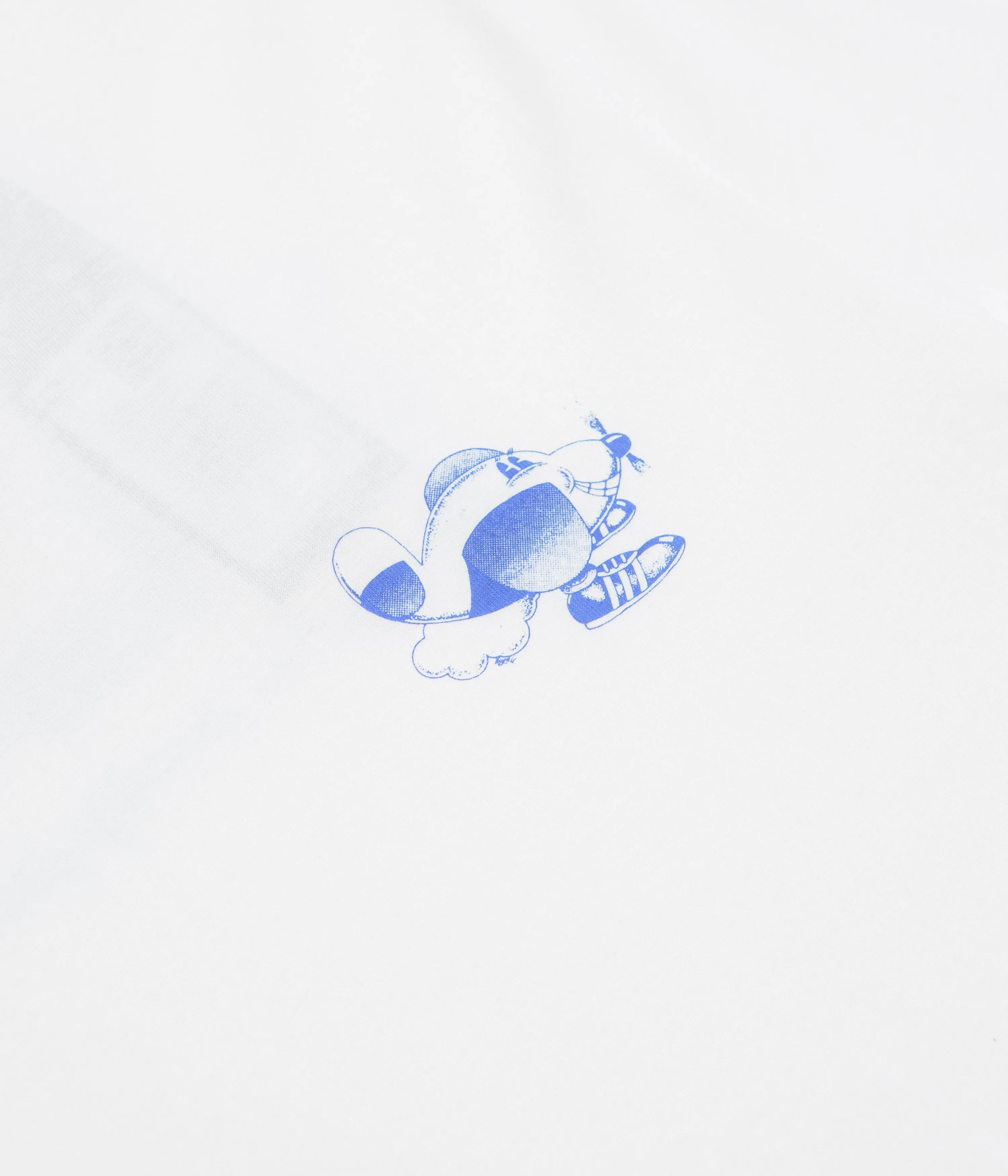 Adidas Dog Plane T-Shirt - White / Lucid Blue animal prints Daily Use