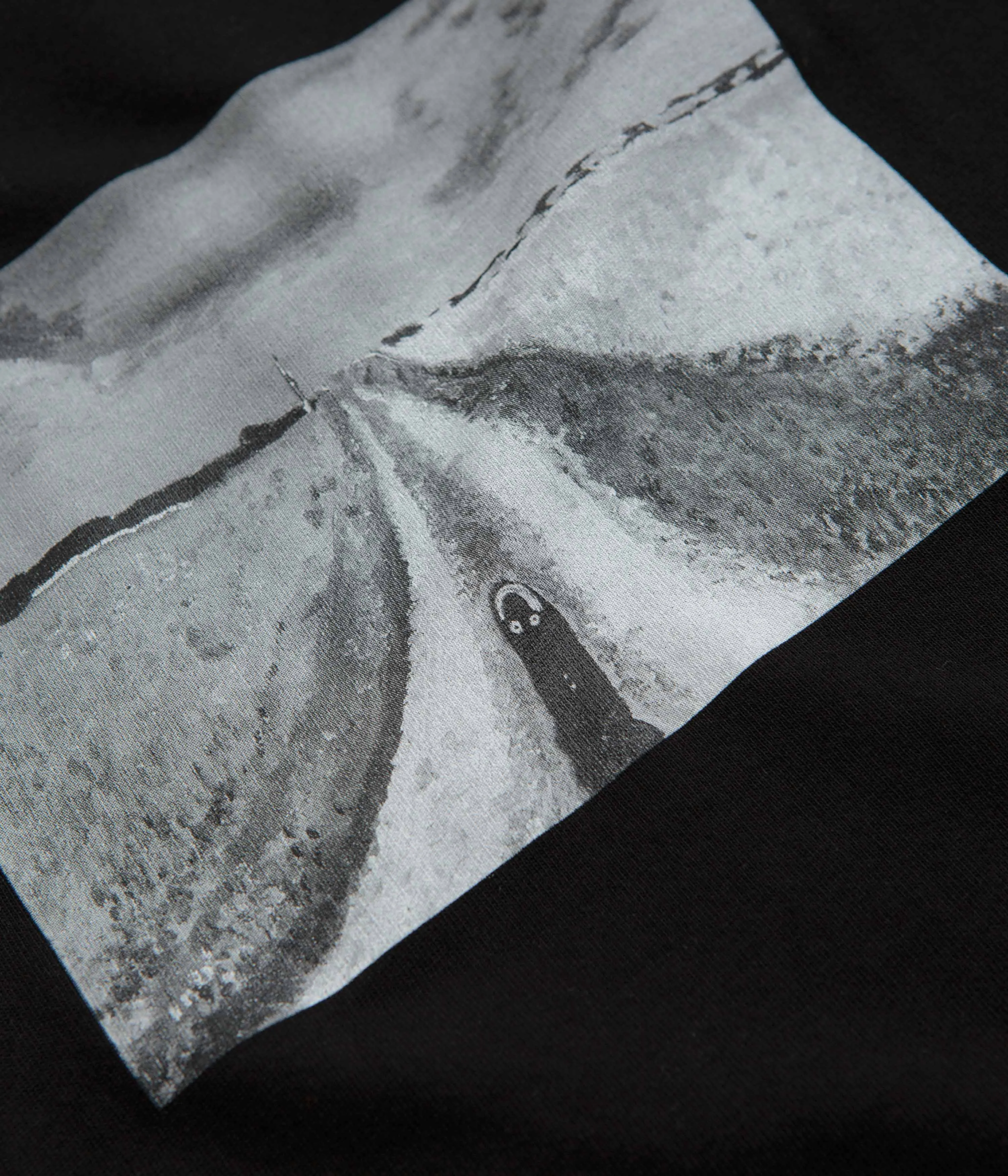 Polar Open Fields T-Shirt - Black Ankle length