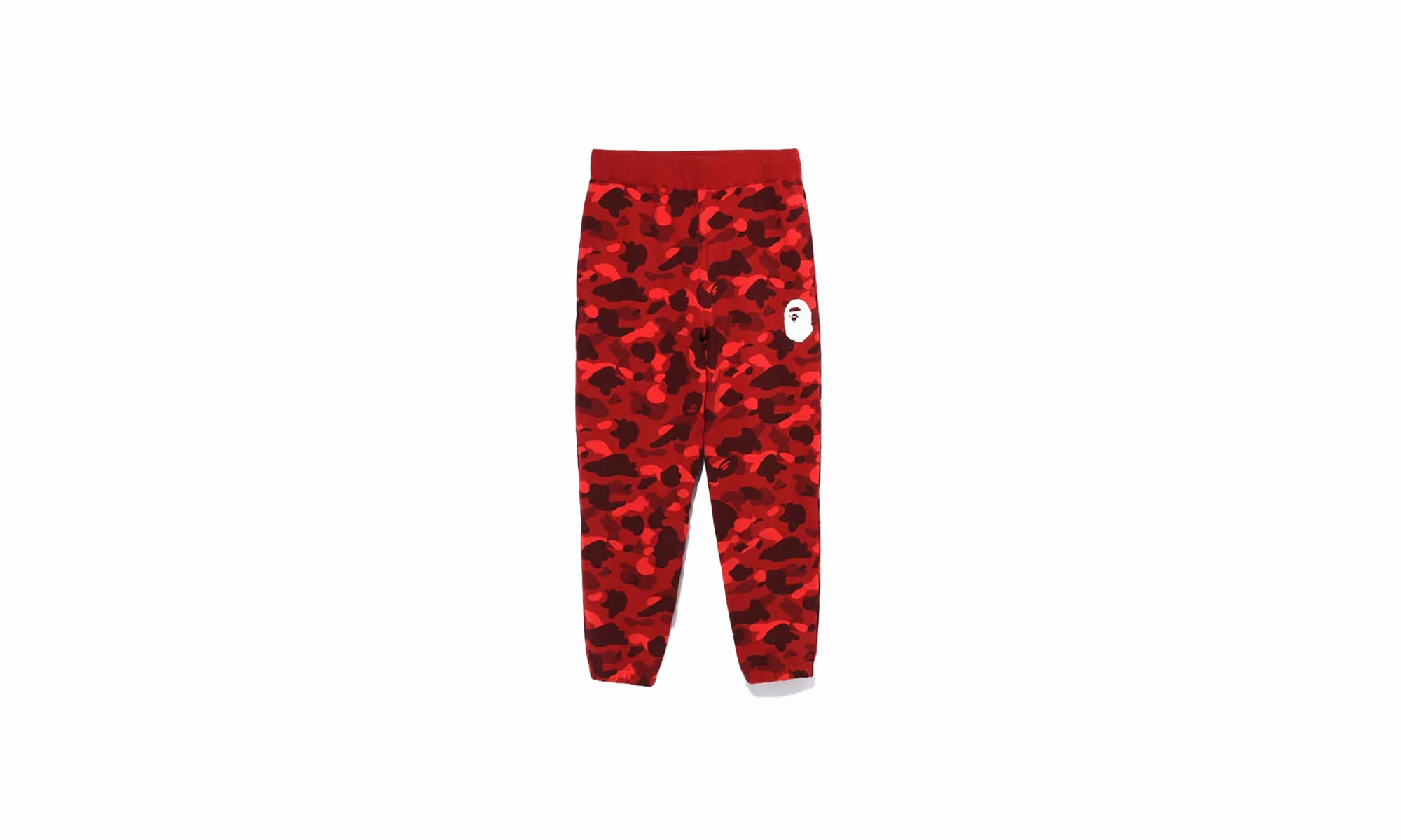 Color Camo Wide Fit Sweatpants "RED"