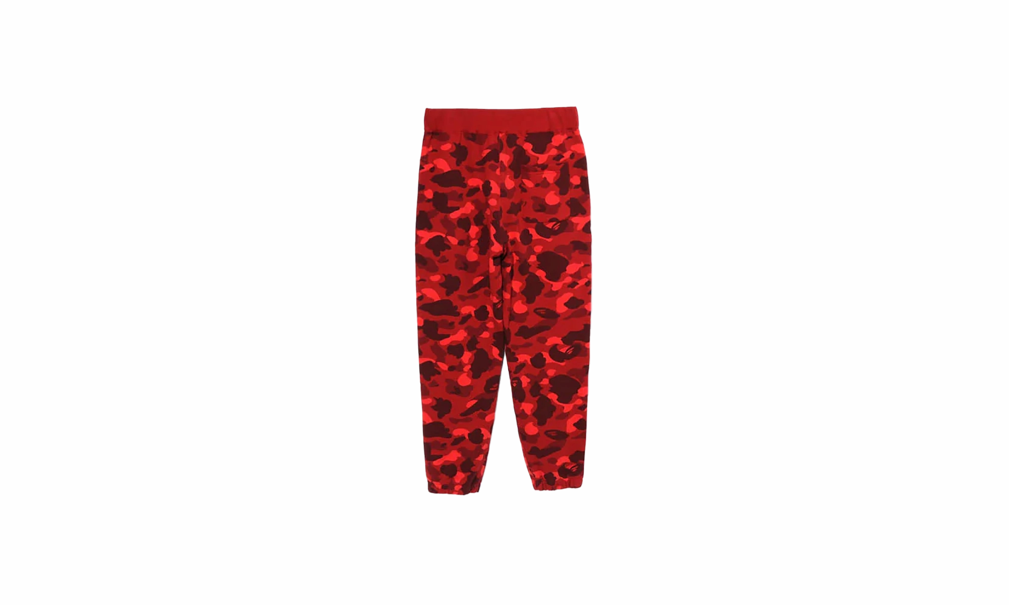Color Camo Wide Fit Sweatpants "RED"