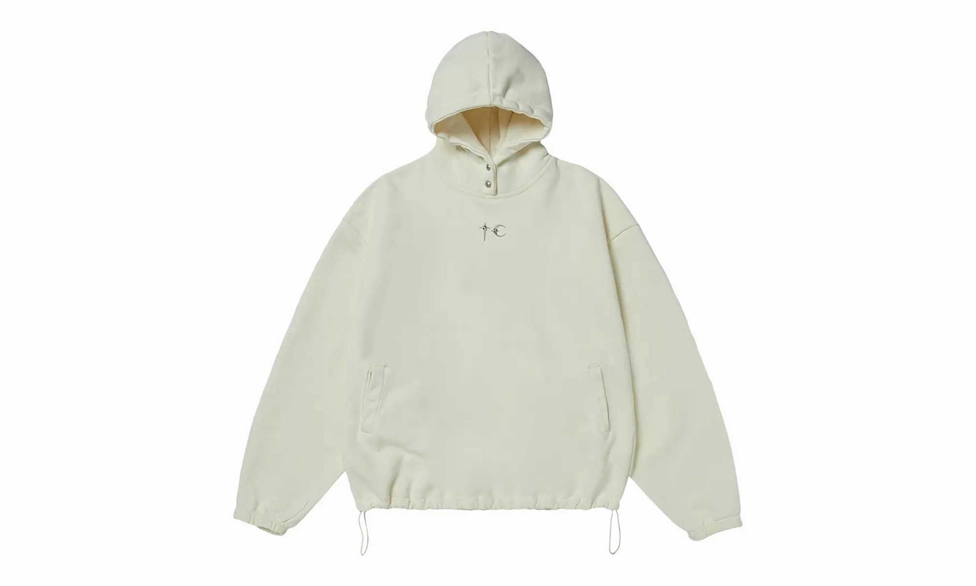 Color Emblem Hoodie "White"