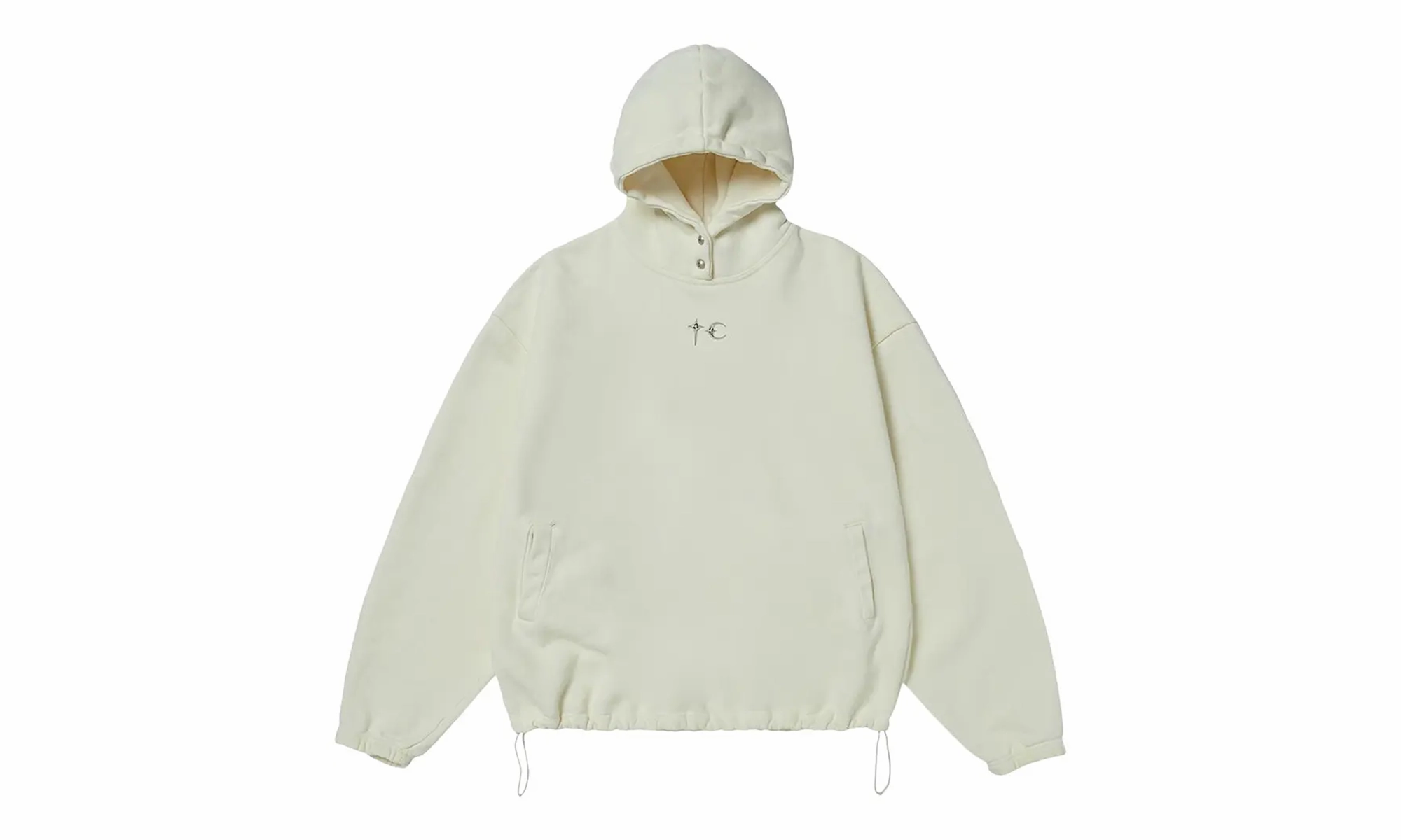 Color Emblem Hoodie "White"