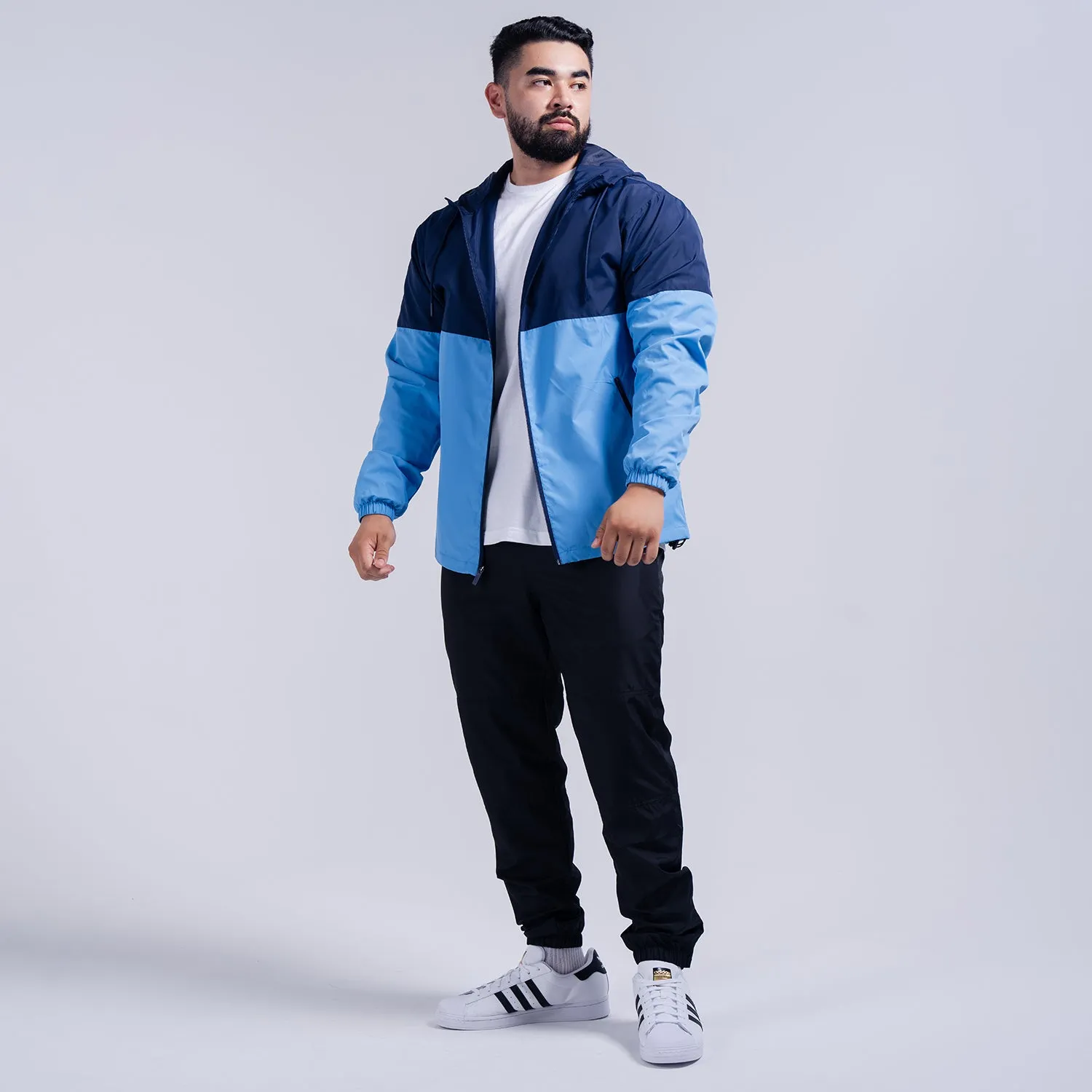 Colorblock Windbreaker - Mens Loose Thread