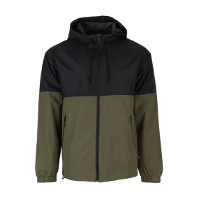 Colorblock Windbreaker - Mens Daily Style Leather Core