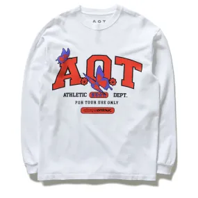 fit guide swimming venue Always On Tour Physical Education L/S Tee - White