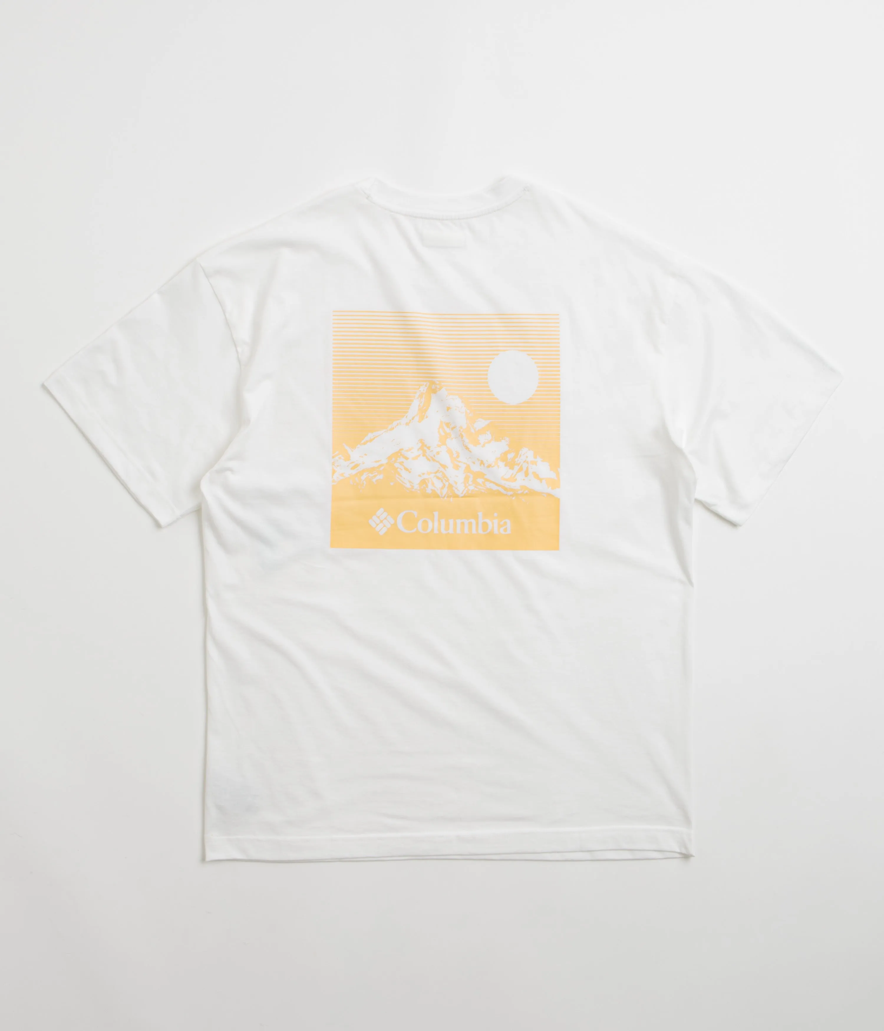Columbia Black Butte Graphic T-Shirt - White / Linear View morning