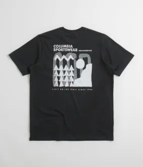 garden event Columbia Explorers Canyon Back T-Shirt - Black / Explore Outdoors