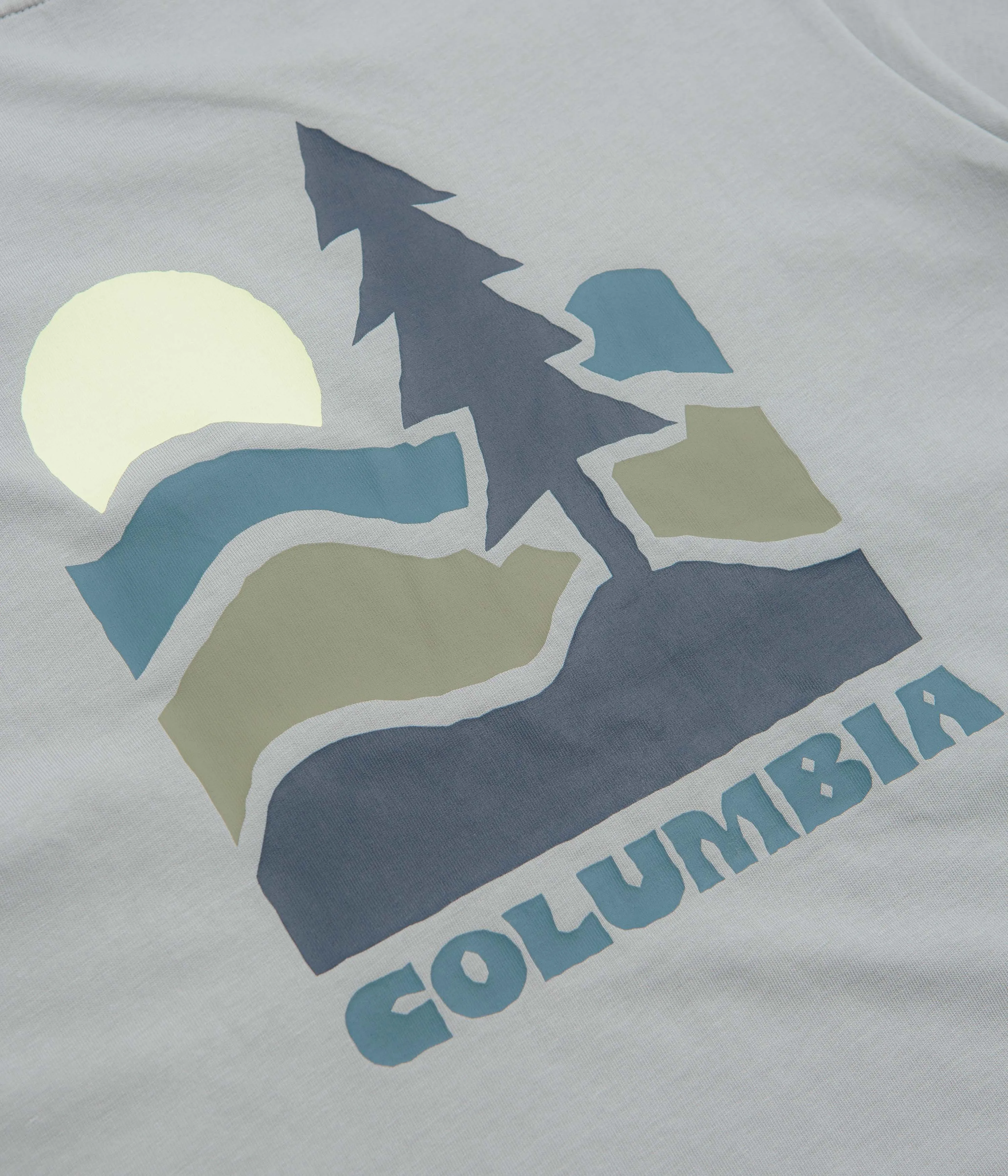 Columbia Explorers Canyon Back T-Shirt - Columbia Grey / Get Hiked off-season