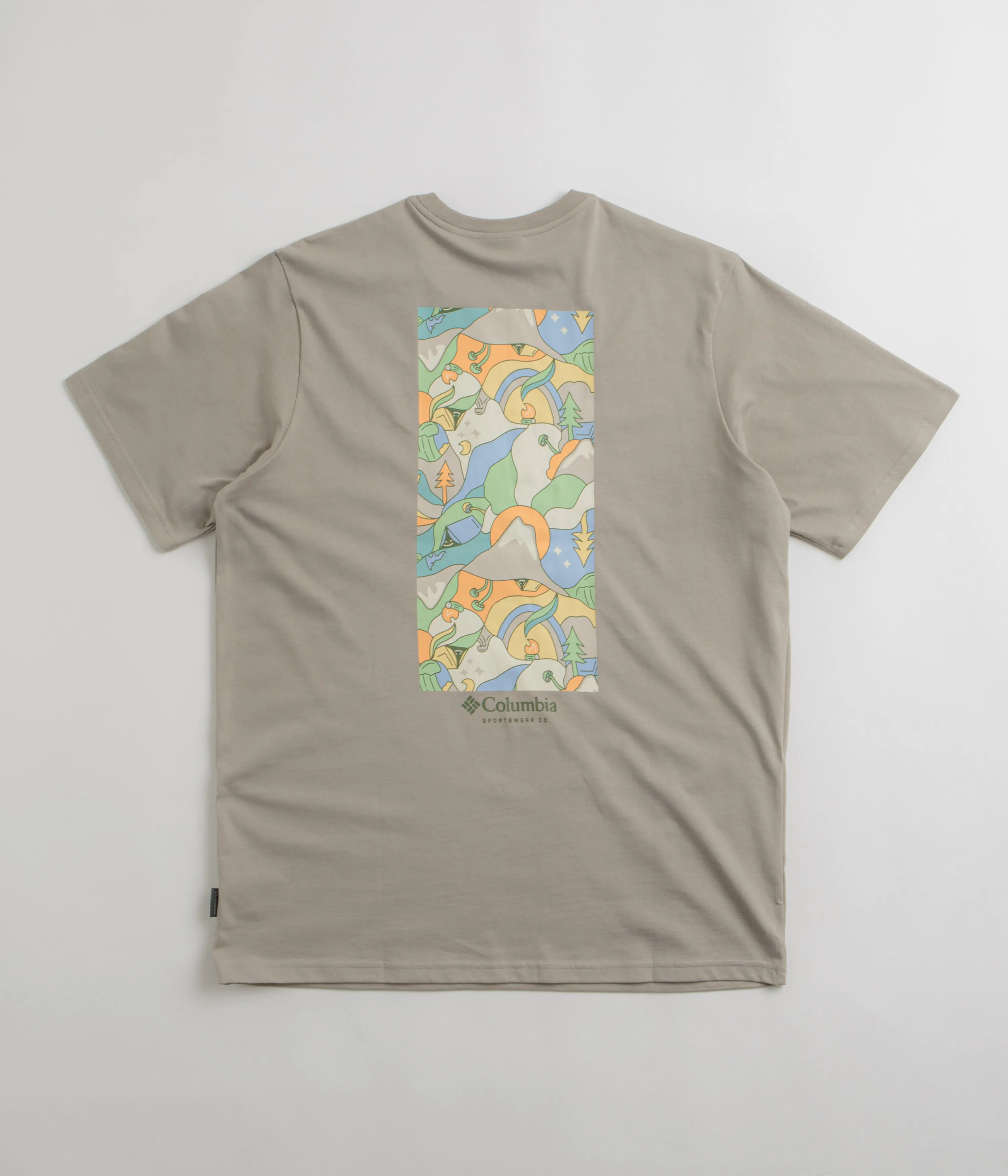 Columbia Explorers Canyon Back T-Shirt - Flint Grey / Epicamp Graphic Workwear Summer collection