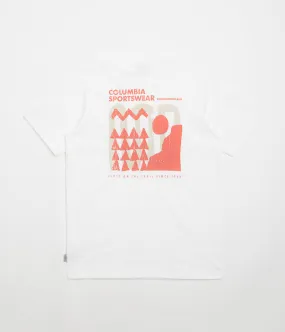 Columbia Explorers Canyon Back T-Shirt - White / Explore Outdoors Modern Silhouette group event