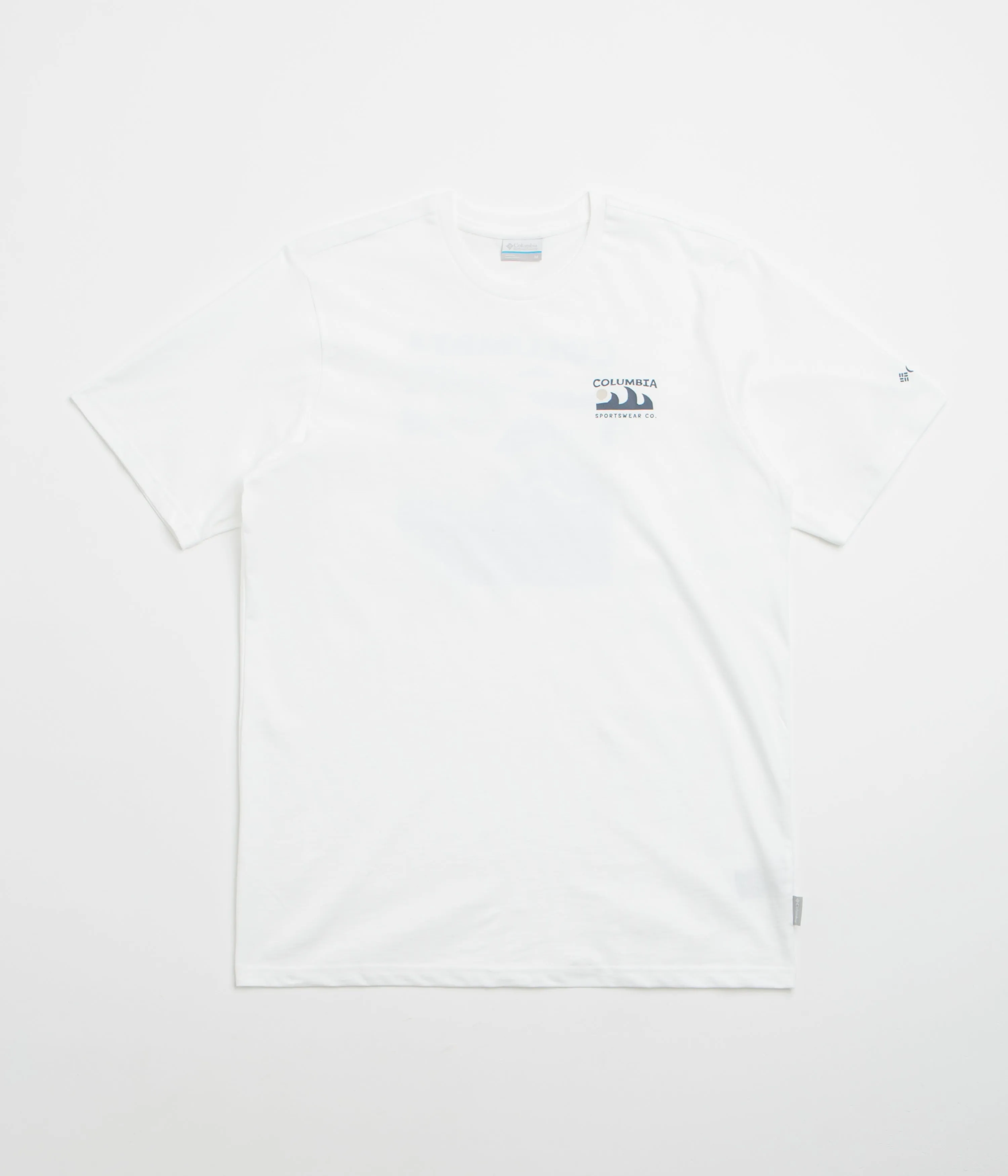 Columbia Explorers Canyon Back T-Shirt - White / Peaks and Waves Generic