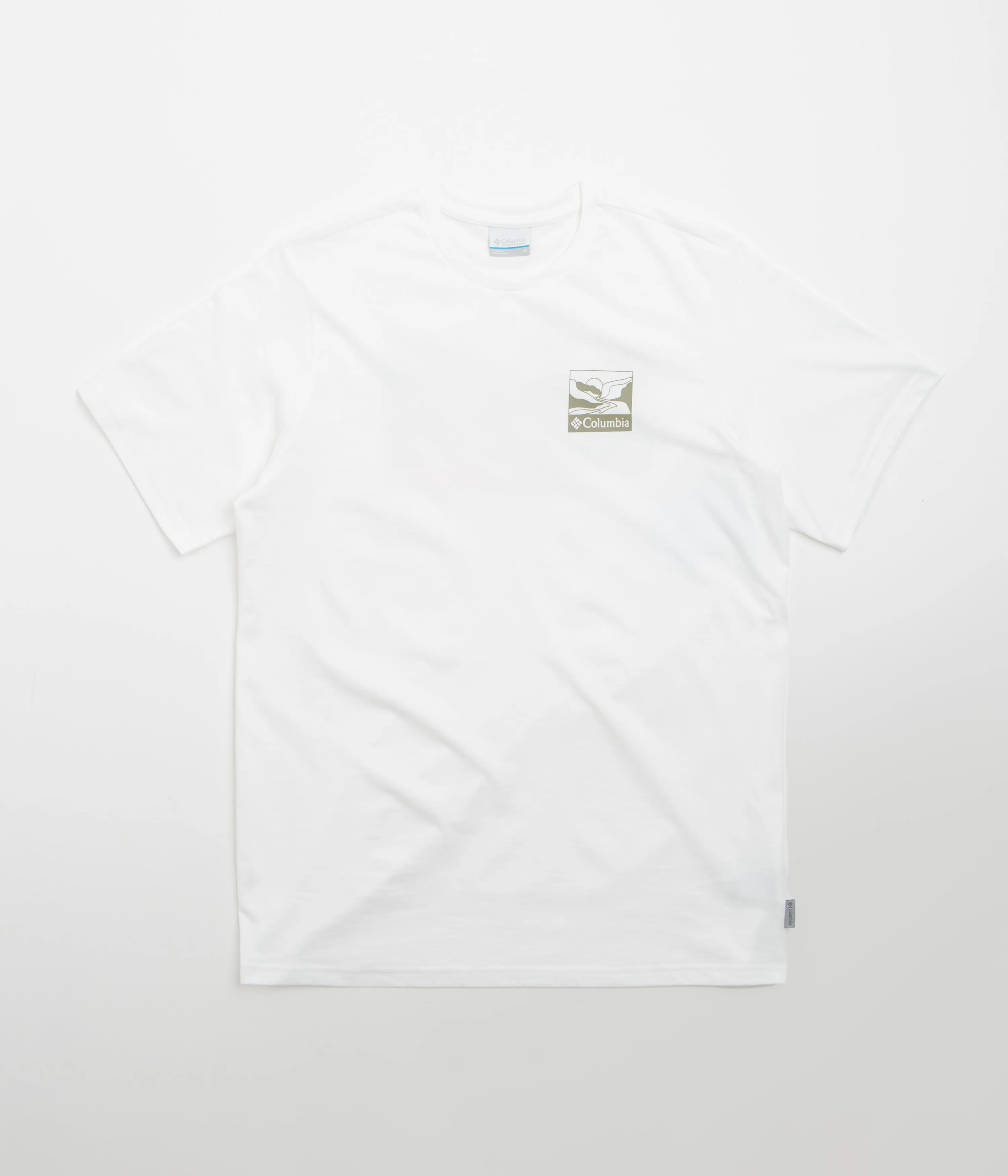 Columbia Explorers Canyon Back T-Shirt - White / Trailscape Functional