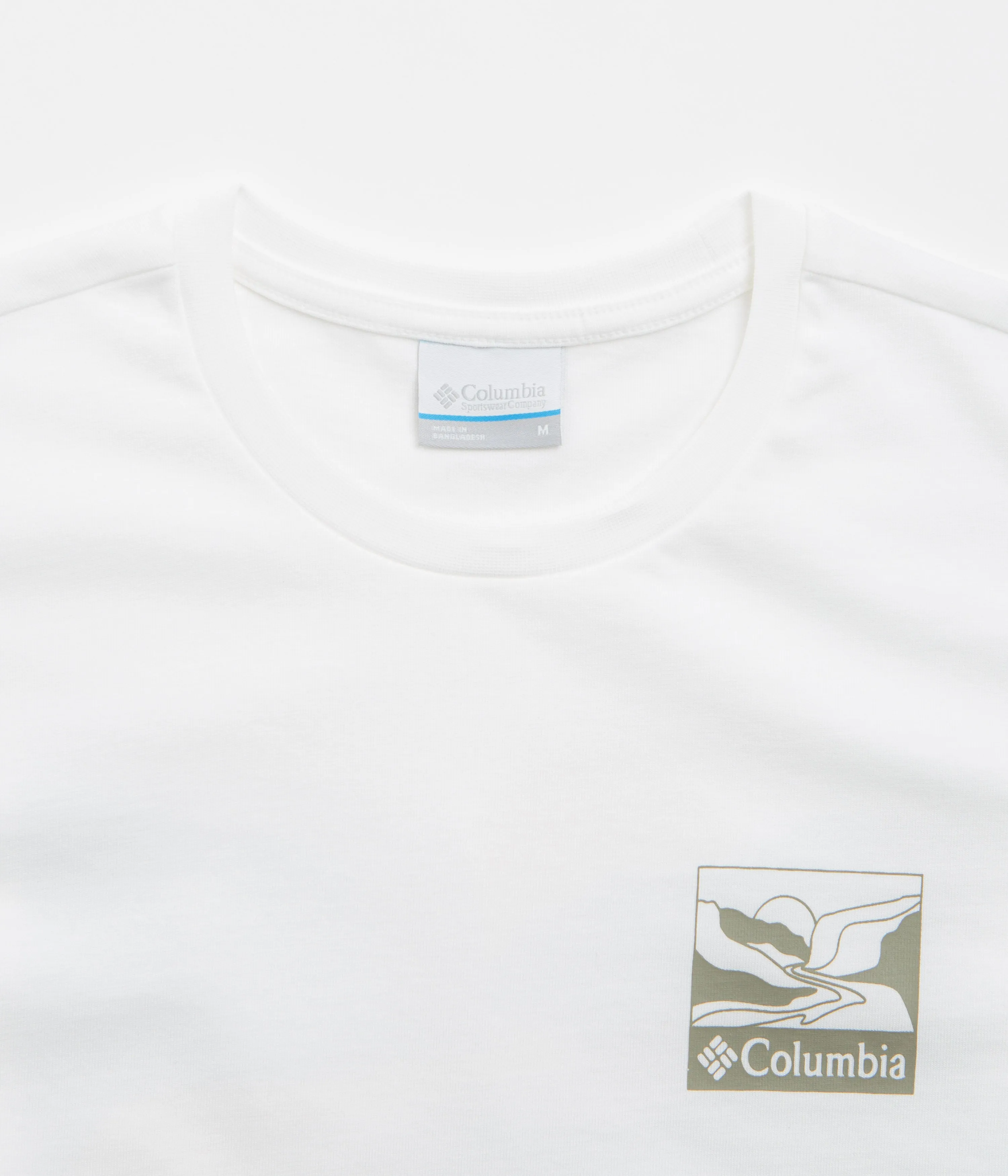 Movie Columbia Explorers Canyon Back T-Shirt - White / Trailscape