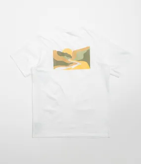 Columbia Explorers Canyon Back T-Shirt - White / Trailscape hot air balloon venue shooting event