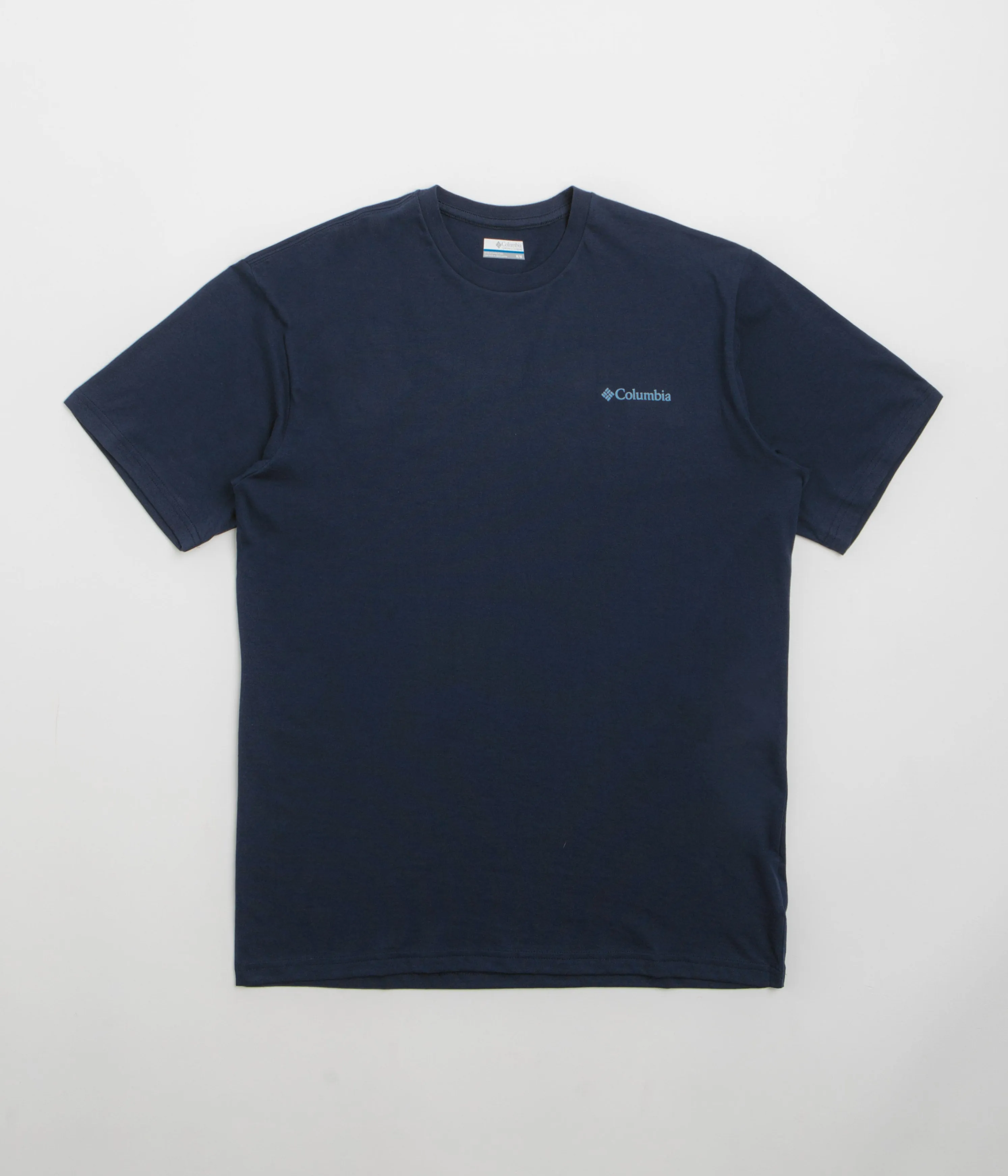 pocket Columbia North Cascades T-Shirt - Collegiate Navy / Pasteled Framed