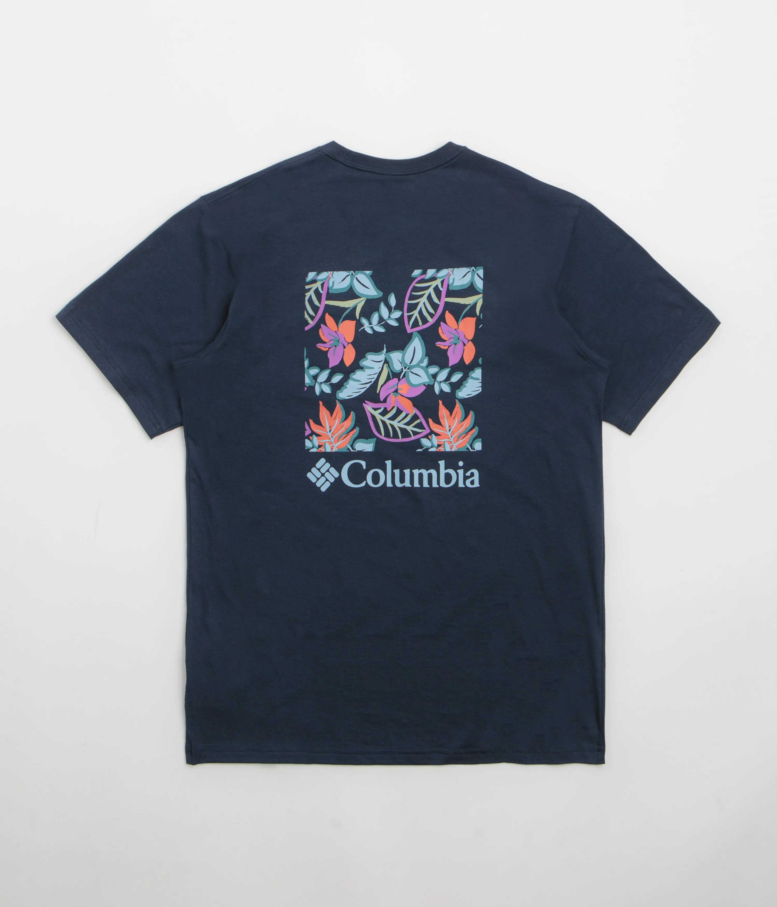 Cruise Columbia North Cascades T-Shirt - Collegiate Navy / Pasteled Framed