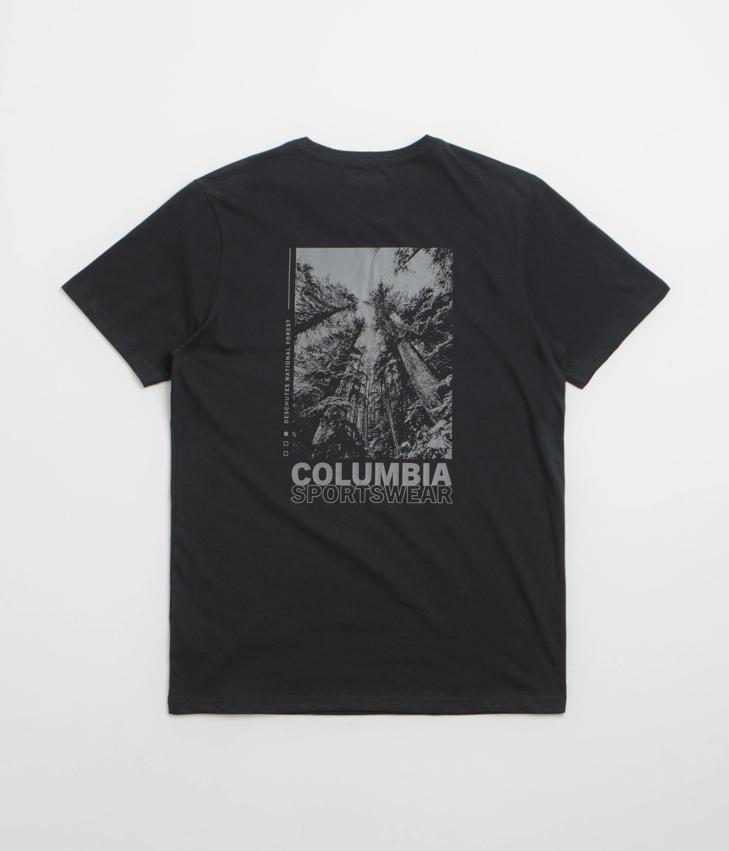 Regular-fit Columbia Rapid Ridge Back Graphic II T-Shirt - Black / Amazing Heights