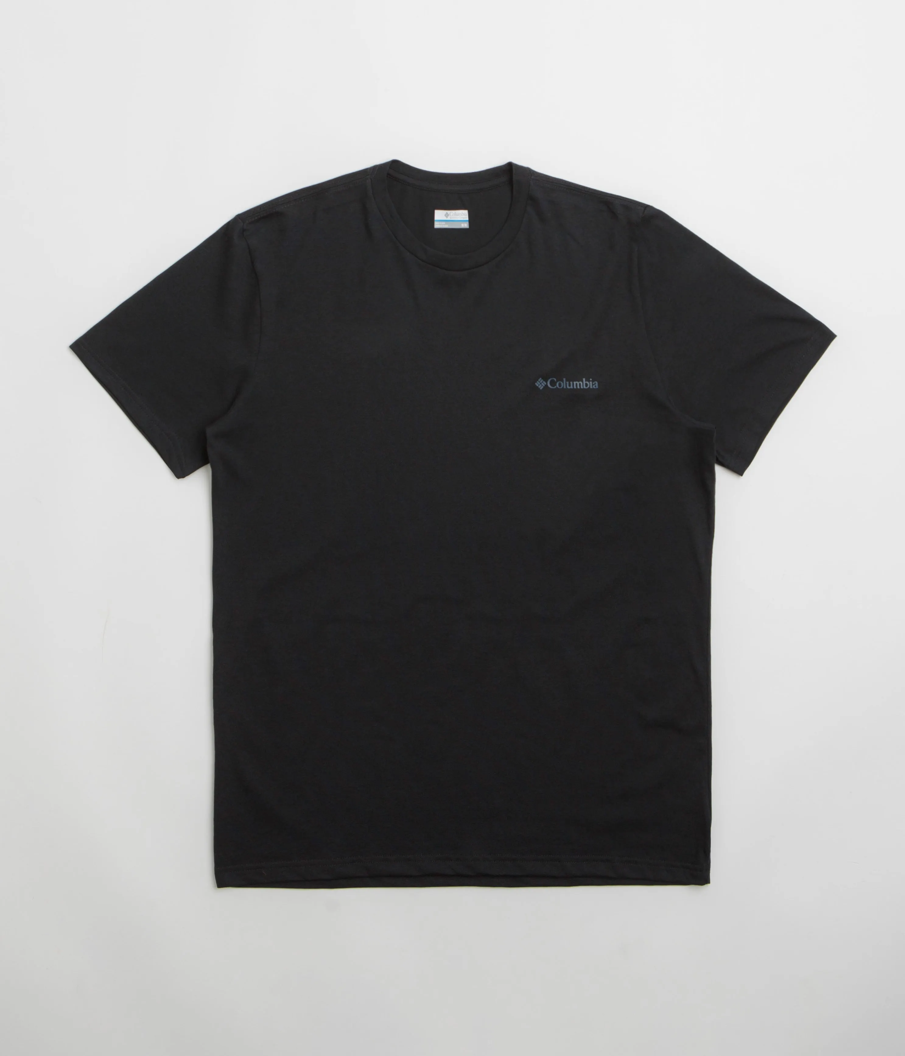 Patterned festival look Columbia Rapid Ridge Back Graphic II T-Shirt - Black / Heavenly Horizons