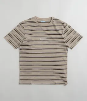Conference Columbia Somer Slope Striped T-Shirt - Ancient Fossil