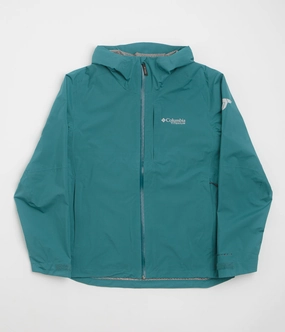 Columbia Ampli-Dry II Shell Jacket - River Blue Airflow channels YKK Zipper Quality