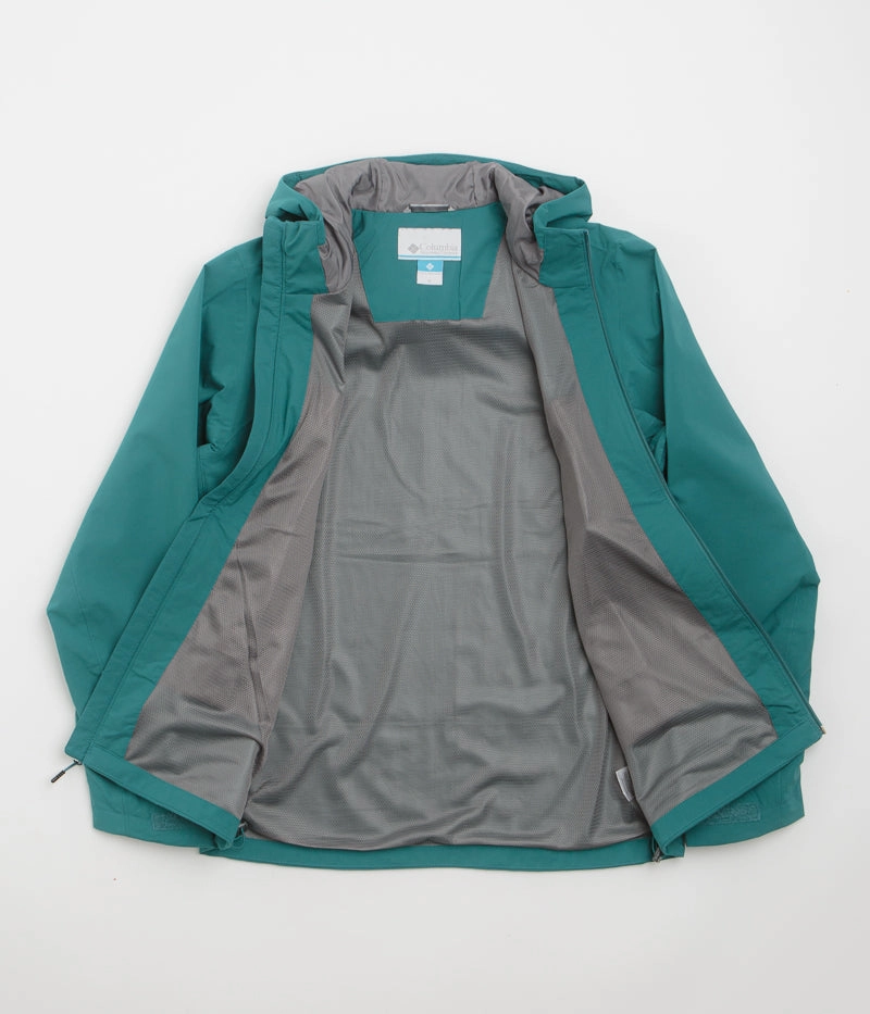 Columbia Boulder Falls Jacket - River Blue Button Closure Dirt Repellent Surface