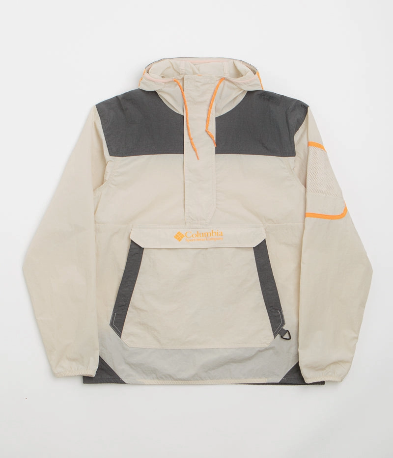 Cozy Jacket tall size Columbia Challenger Windbreaker Anorak - Dark Stone / Shark